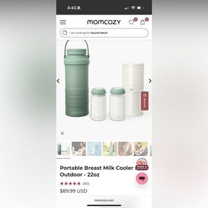 Momcozy Portable Breastmilk Cooler